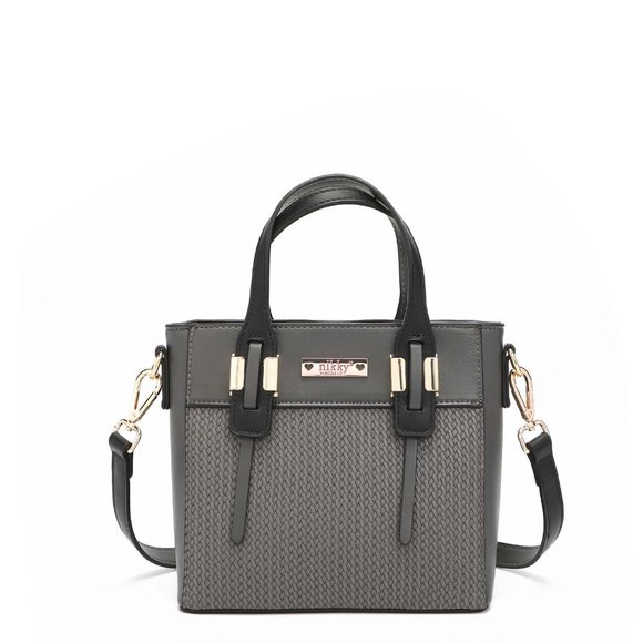 Nikky Bessie 3-Piece Shopper Bag Set NK12313 Grey - Picture 12 of 12